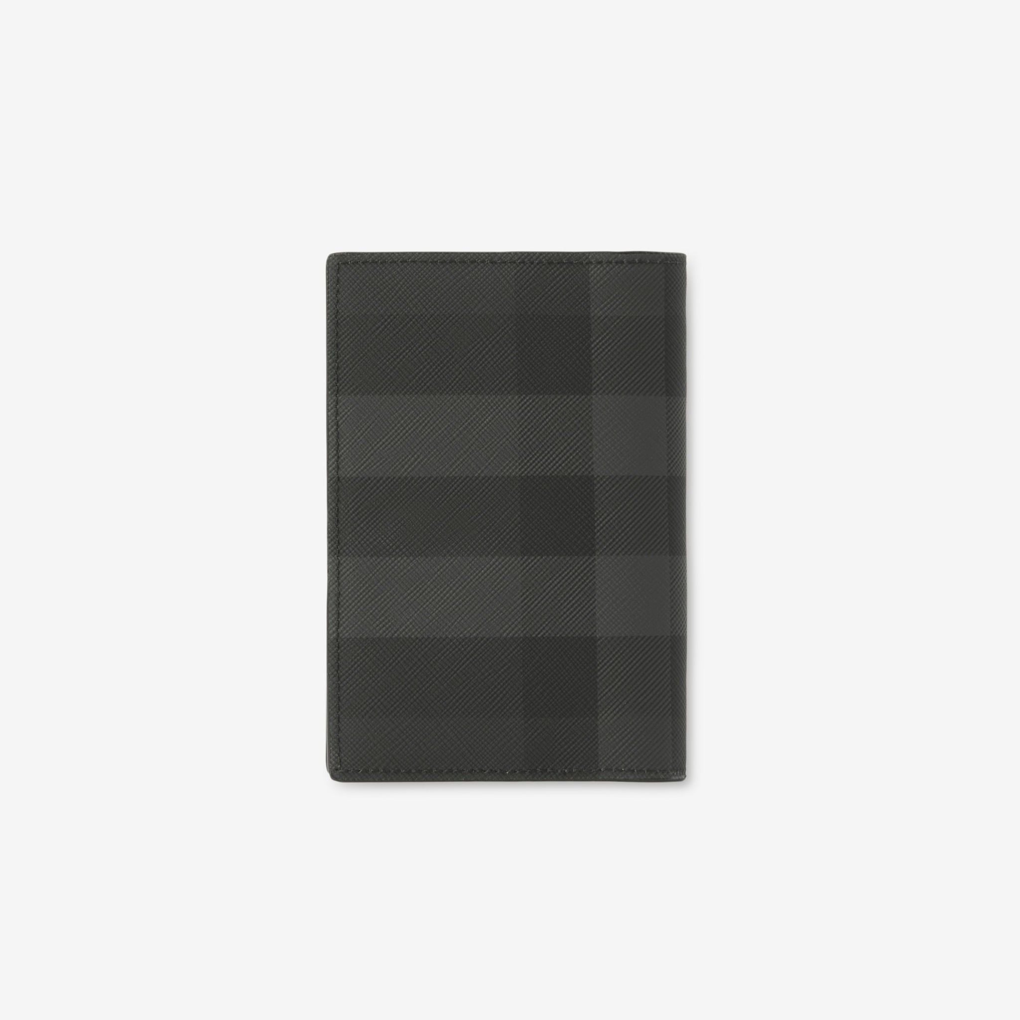 Alternative view of Ví Burberry Check Passport Holder 'Grey' 80732781