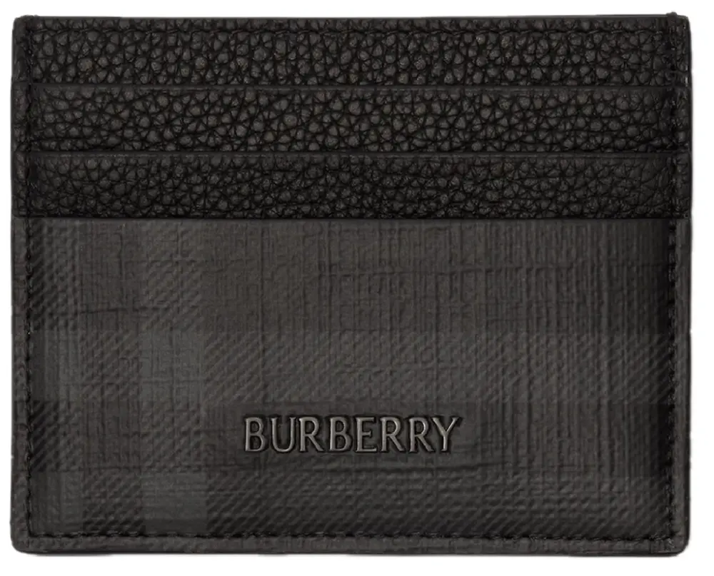 Ví Burberry City Check Card Case 'Grey' 81278671