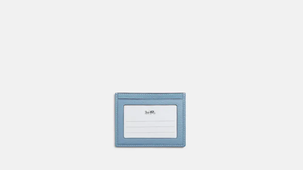 Alternative view of Ví Coach Slim Id Chambray 'Light Blue' CH100-SV