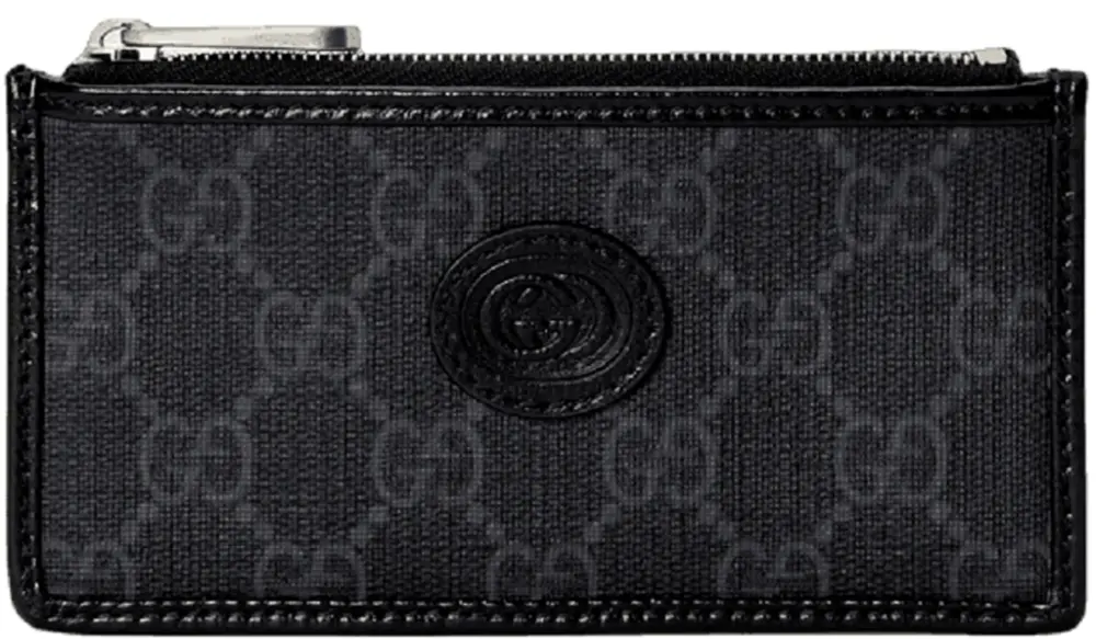 Ví Gucci Card Case Interlocking G 'Black' 697717-92TCF-1000