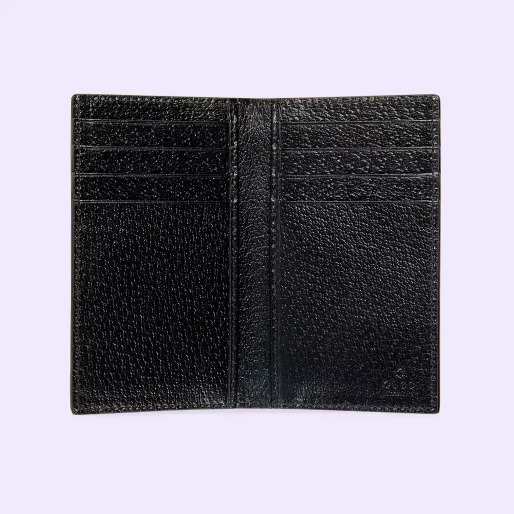 Alternative view of Ví Gucci Card Case Interlocking G 'Black' 735004-DJ20N-1000