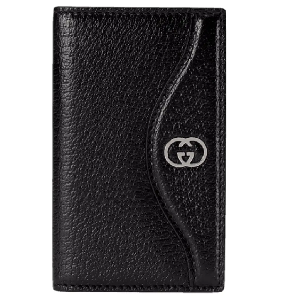 Ví Gucci Card Case Interlocking G 'Black' 735004-DJ20N-1000