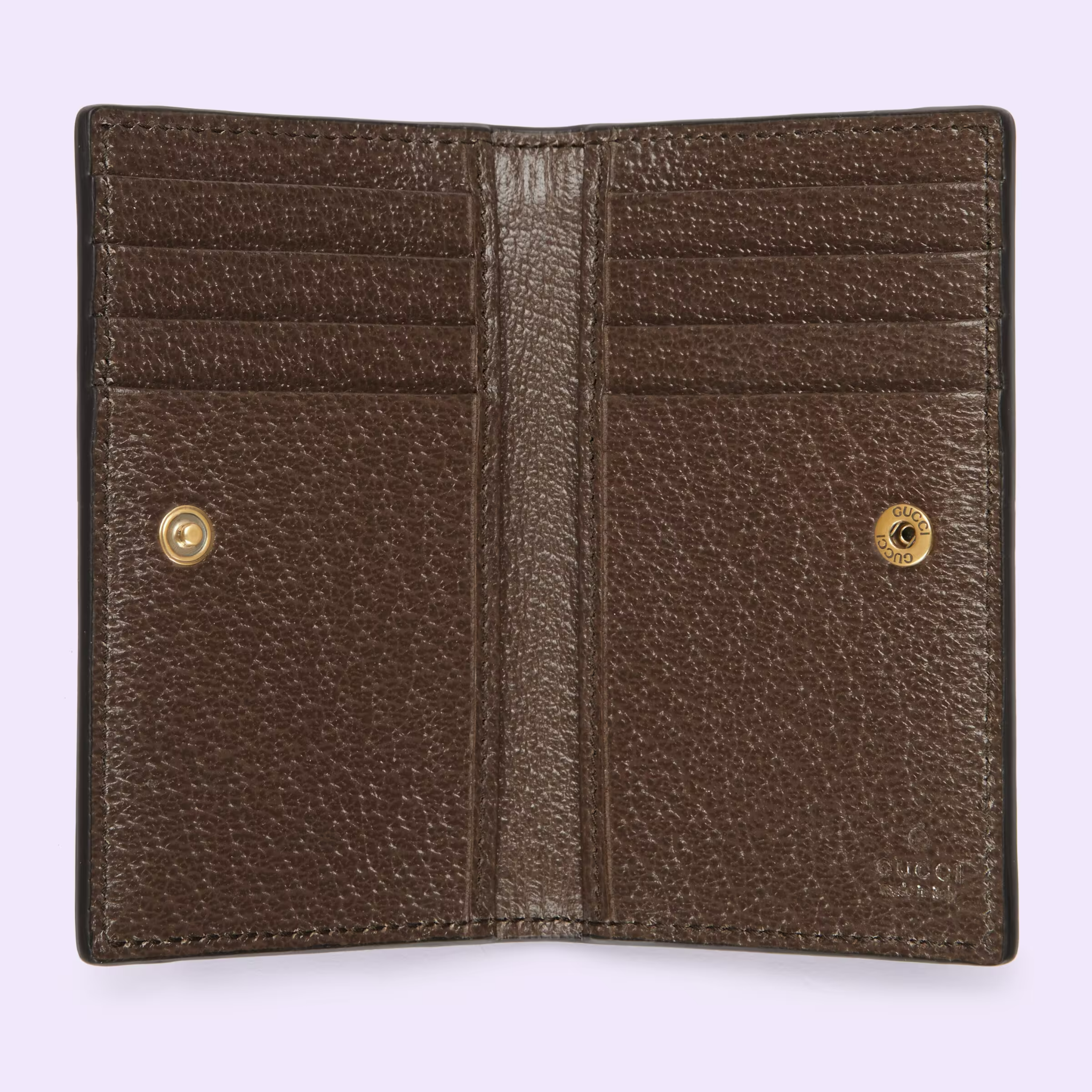 Alternative view of Ví Gucci Web Card Case Double G 'Brown' 722932-HE2VT-8450