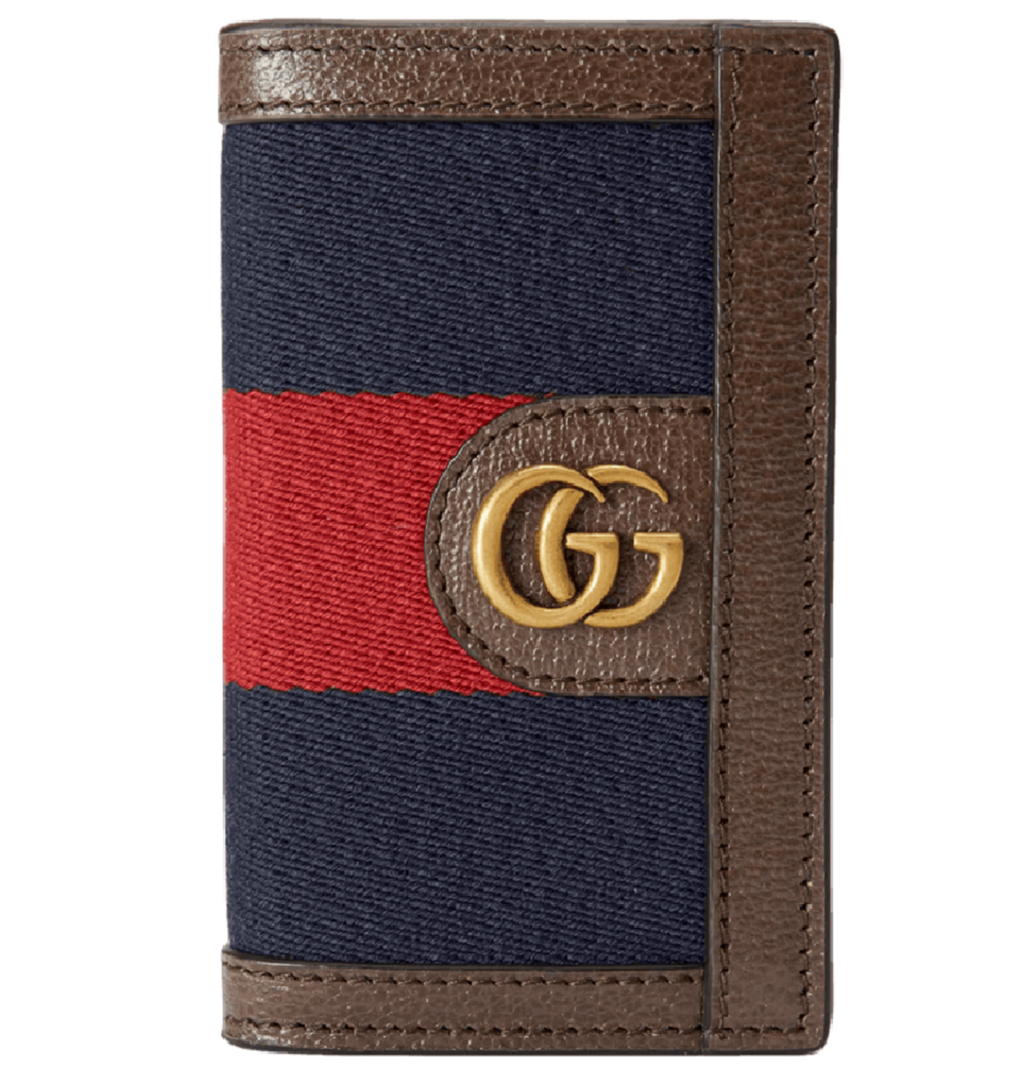 Ví Gucci Web Card Case Double G 'Brown' 722932-HE2VT-8450
