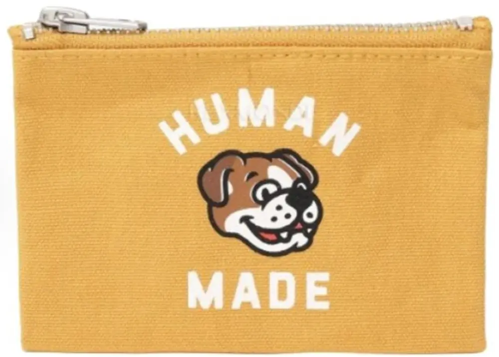 Ví Human Made Card Case 'Yellow' HM31GD078