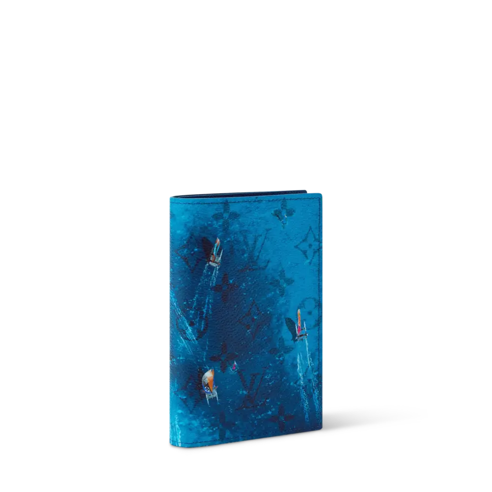 Ví Louis Vuitton Passport Cover 'Navy' M28806 - Ảnh 4