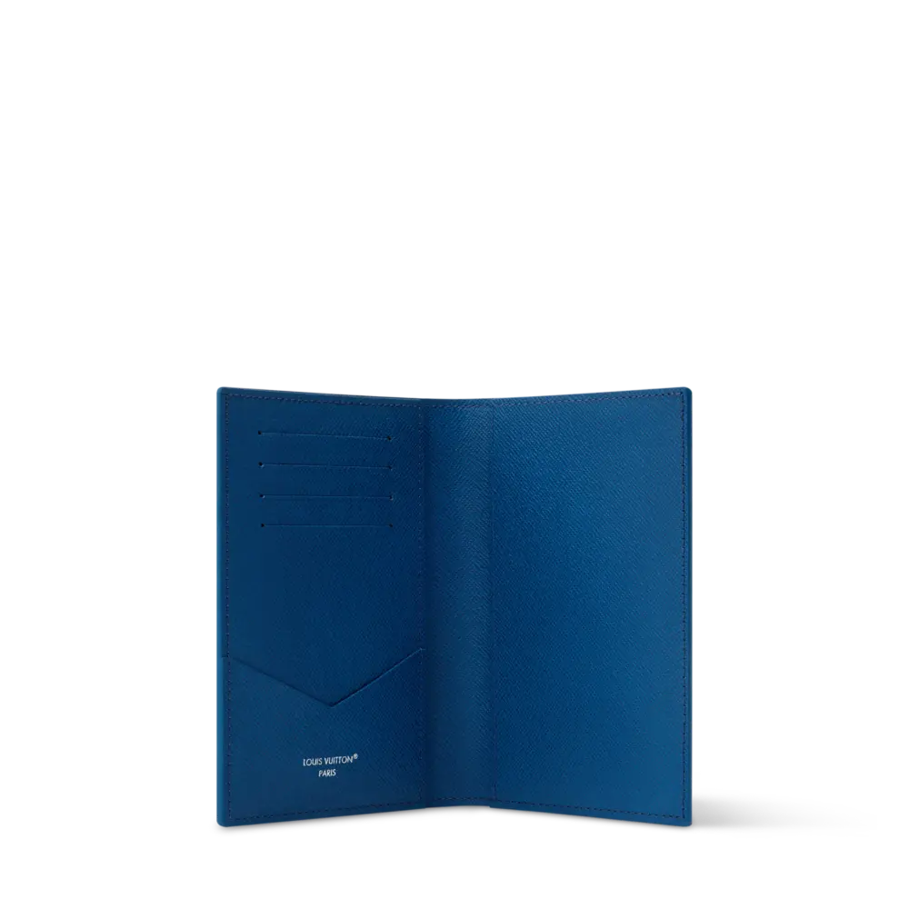 Ví Louis Vuitton Passport Cover 'Navy' M28806 - Ảnh 3