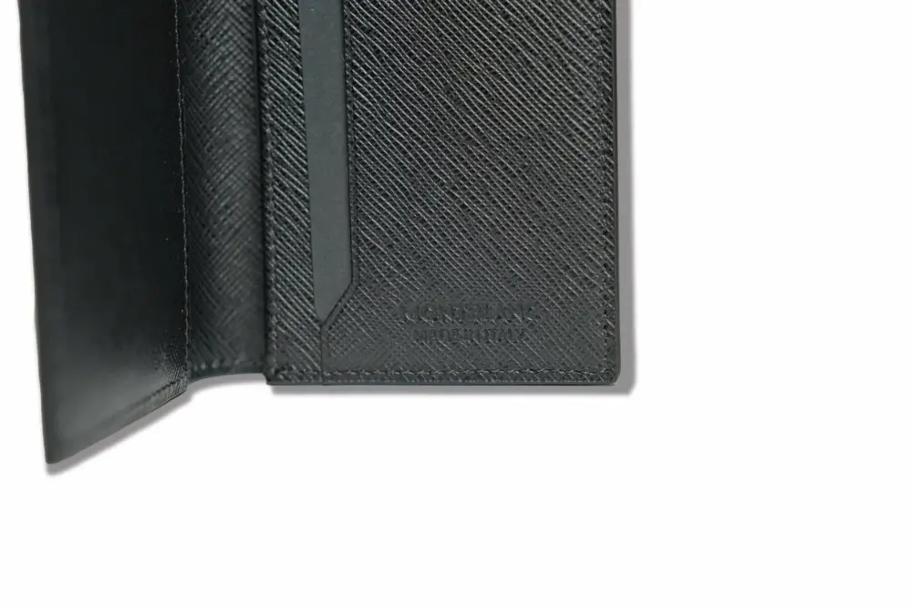 Ví Montblanc Sartorial Card Holder 4cc 'Black' 130322 - Ảnh 3