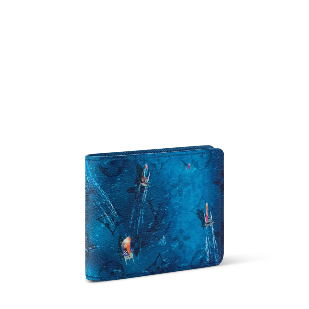 Ví Nam Louis Vuitton Multiple Wallet 'Navy' M28810 - Ảnh 2