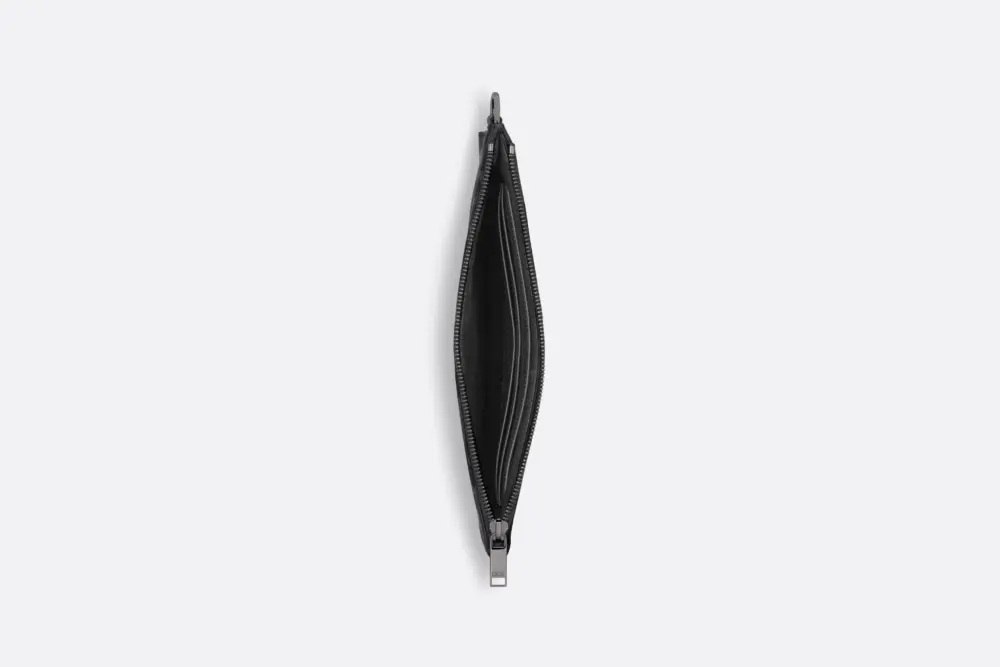 Ví Nam Dior A5 Pouch 'Black' 2ESCA490YXL-H03E - Ảnh 3