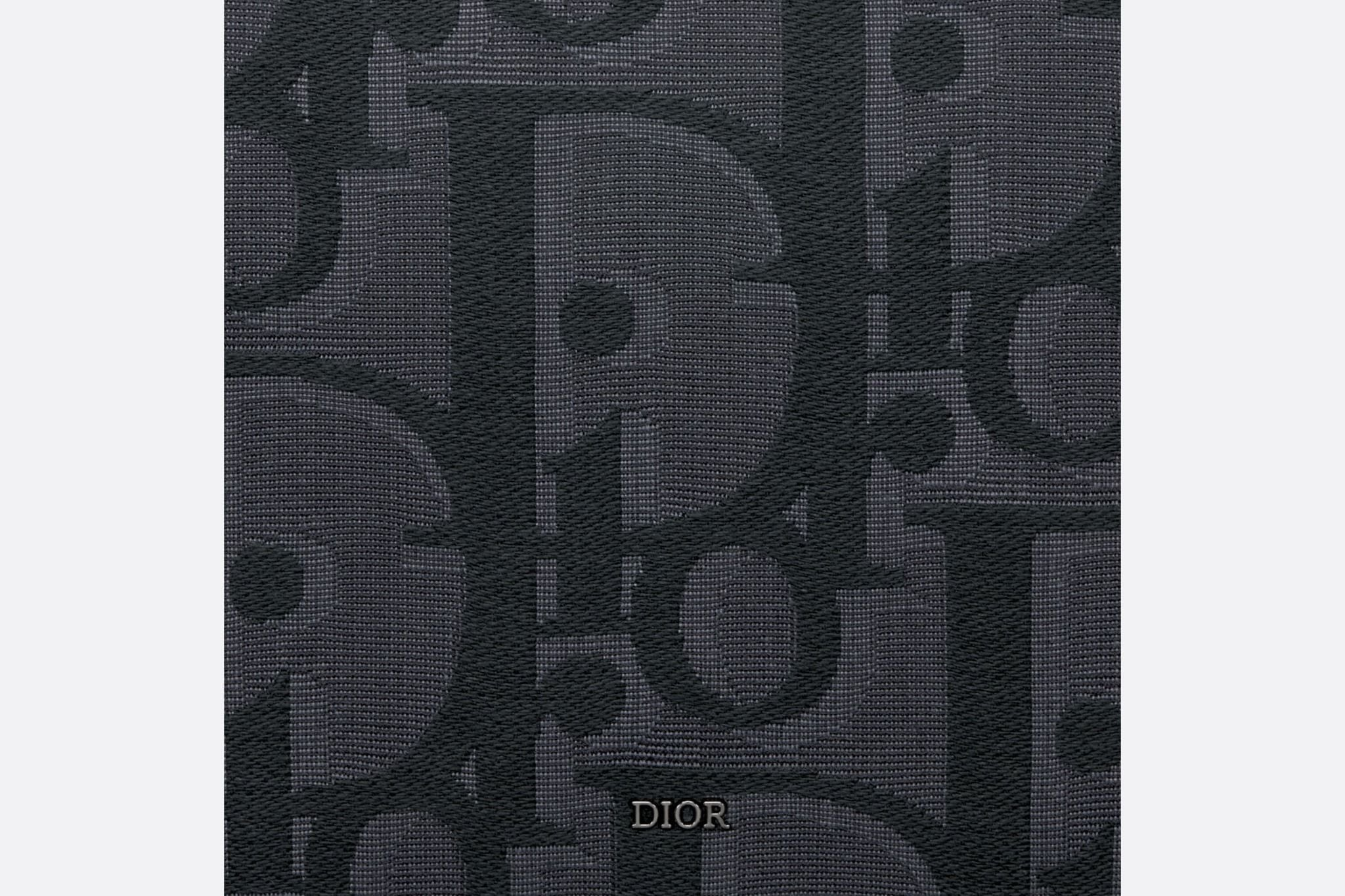 Alternative view of Ví Nam Dior A5 Pouch 'Black' 2ESCA490YXL-H03E