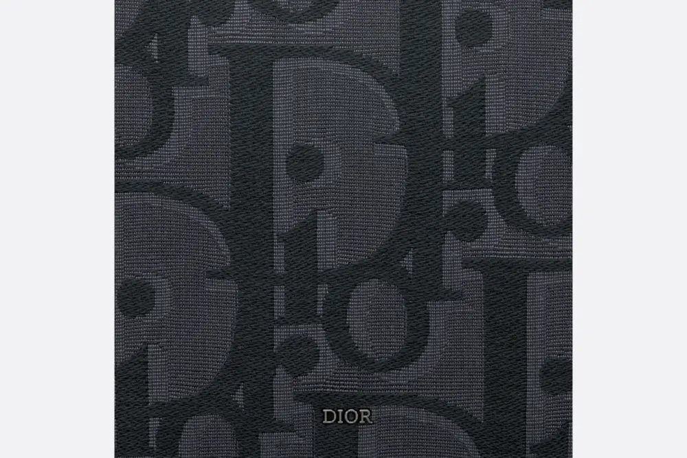 Alternative view of Ví Nam Dior A5 Pouch 'Black' 2ESCA490YXL-H03E