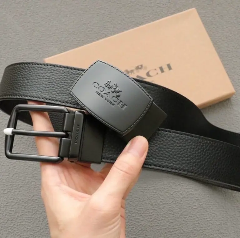 Alternative view of Thắt Lưng Coach Stitched Reversible Belt 64089-BK-MA