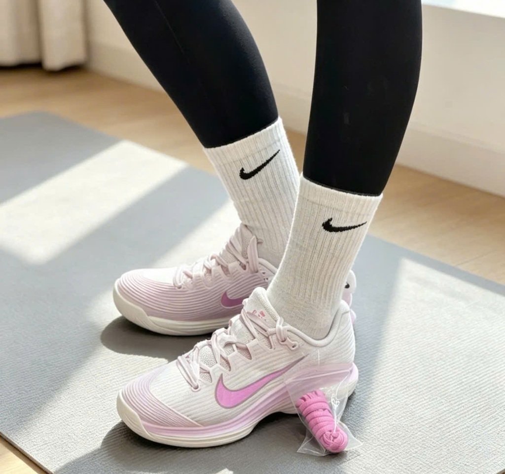 Giày Nike Vapor 12 Hard Court 'Pearl Pink' HV1449-601 - Ảnh 3