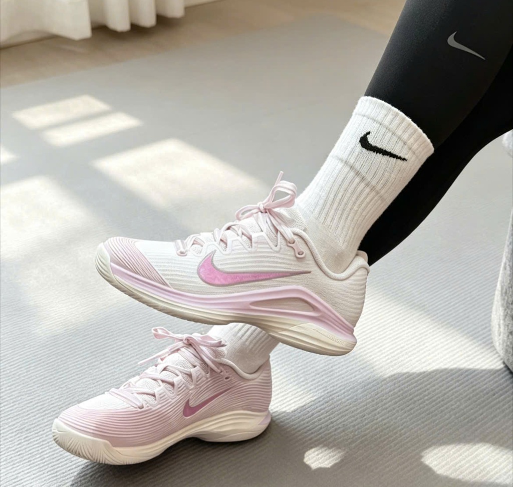 Giày Nike Vapor 12 Hard Court 'Pearl Pink' HV1449-601 - Ảnh 4
