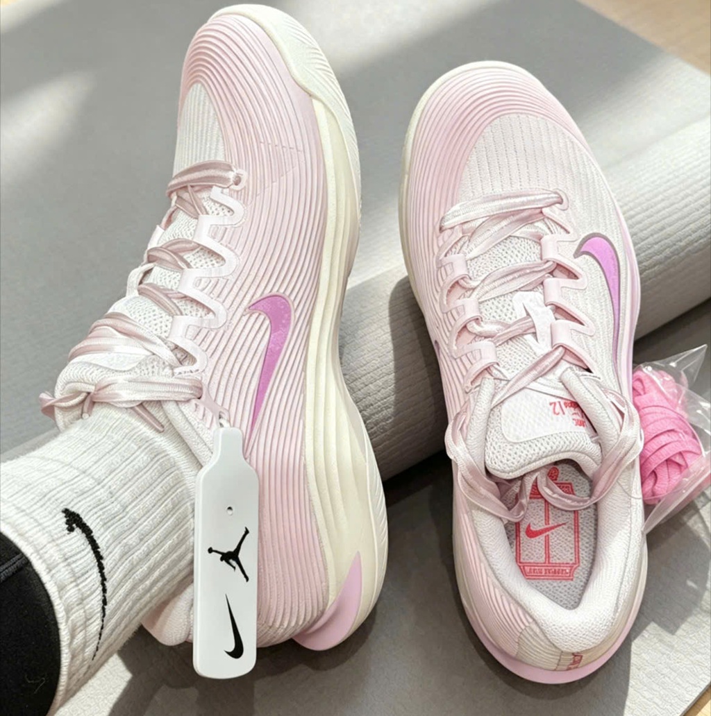 Giày Nike Vapor 12 Hard Court 'Pearl Pink' HV1449-601 - Ảnh 5