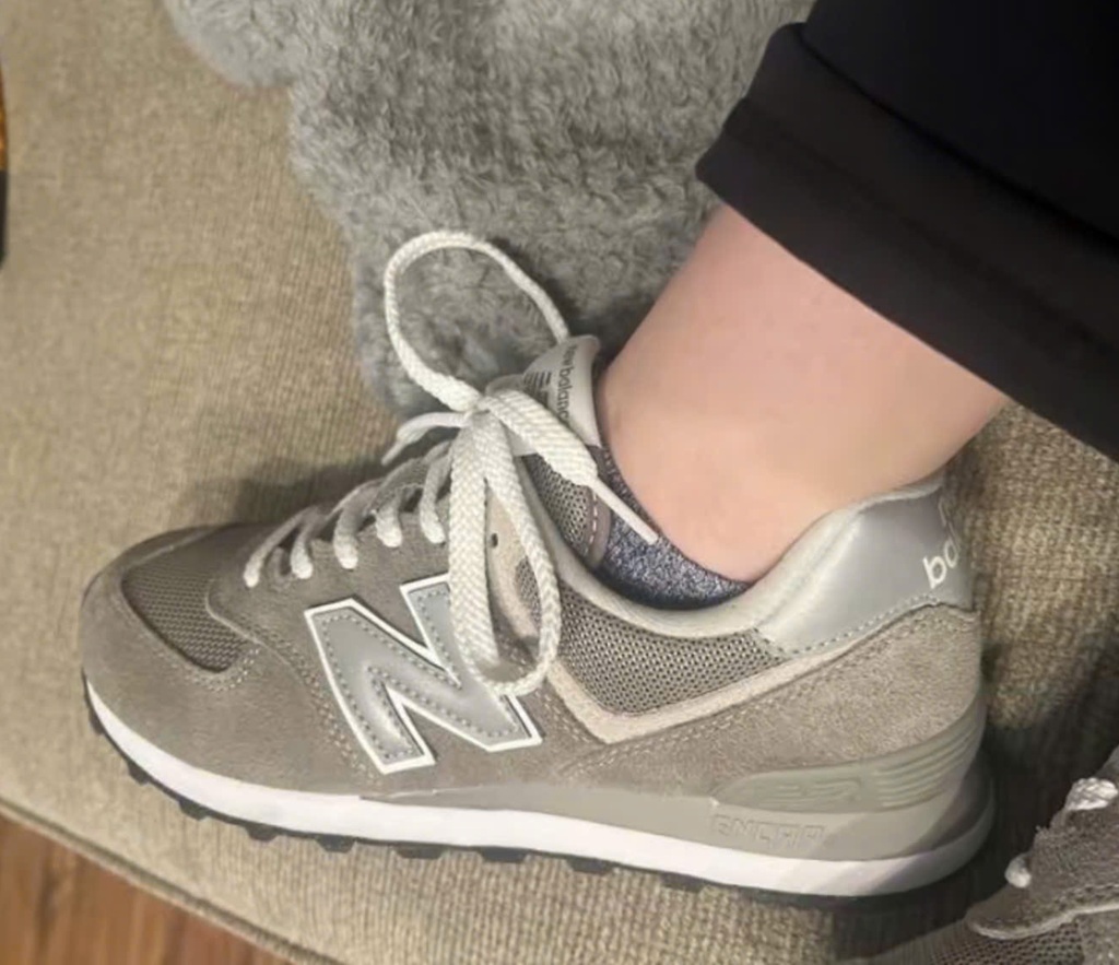 Alternative view of Giày New Balance 574 Core 'Grey White' GC574EVG