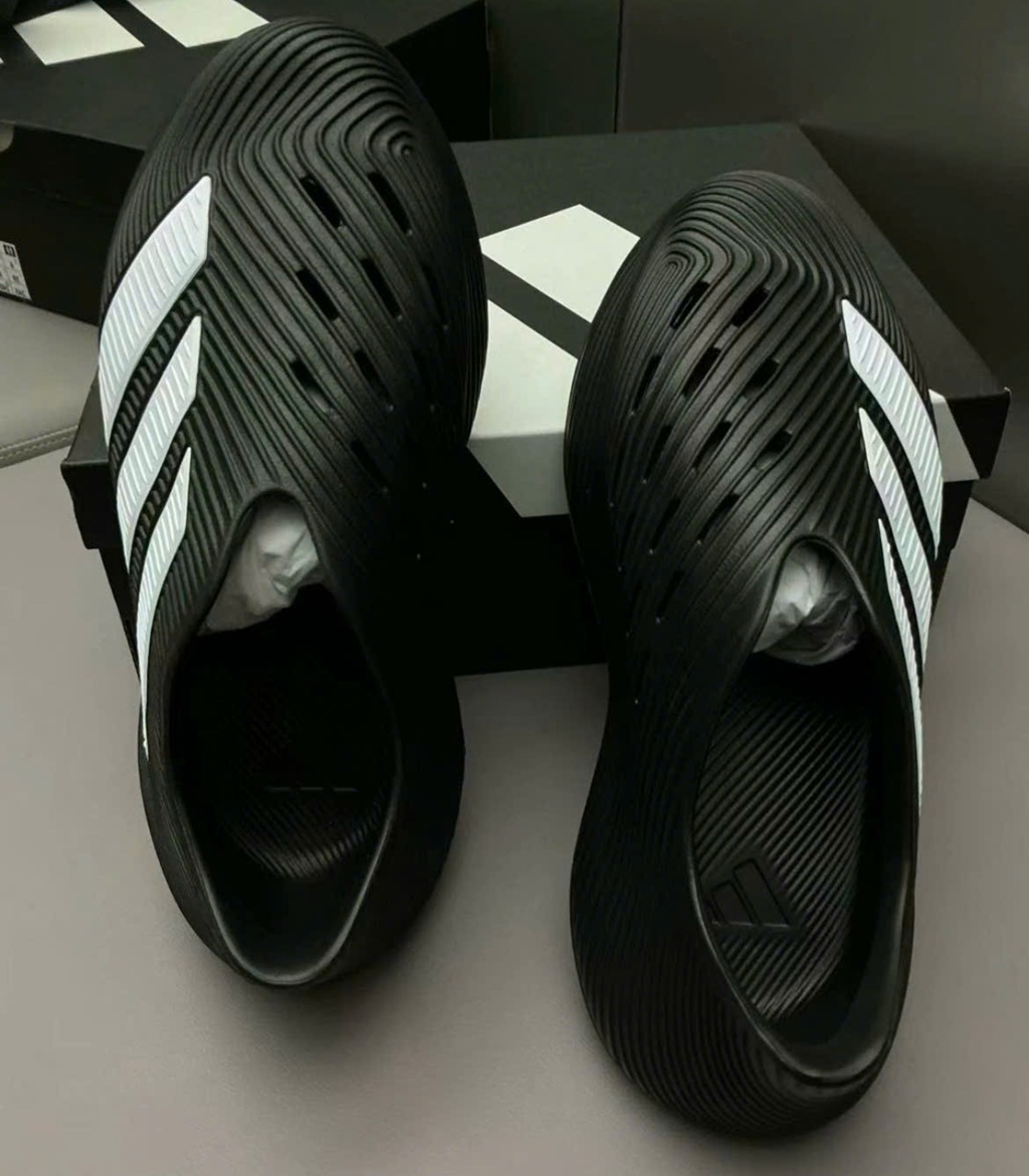 Dép adidas Purechill Runner 'Black Cloud White' KH6421 - Ảnh 5