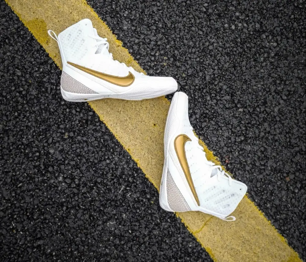 Giày Nike Machomai 3 ‘White Metalic Gold’ HF7333-100 - Ảnh 4