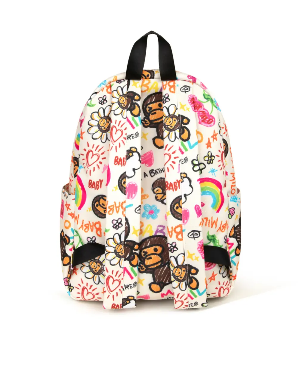 Balo Bape Baby Milo Print Medium 'Ivory' 0MXBGW4275XXR - Ảnh 5