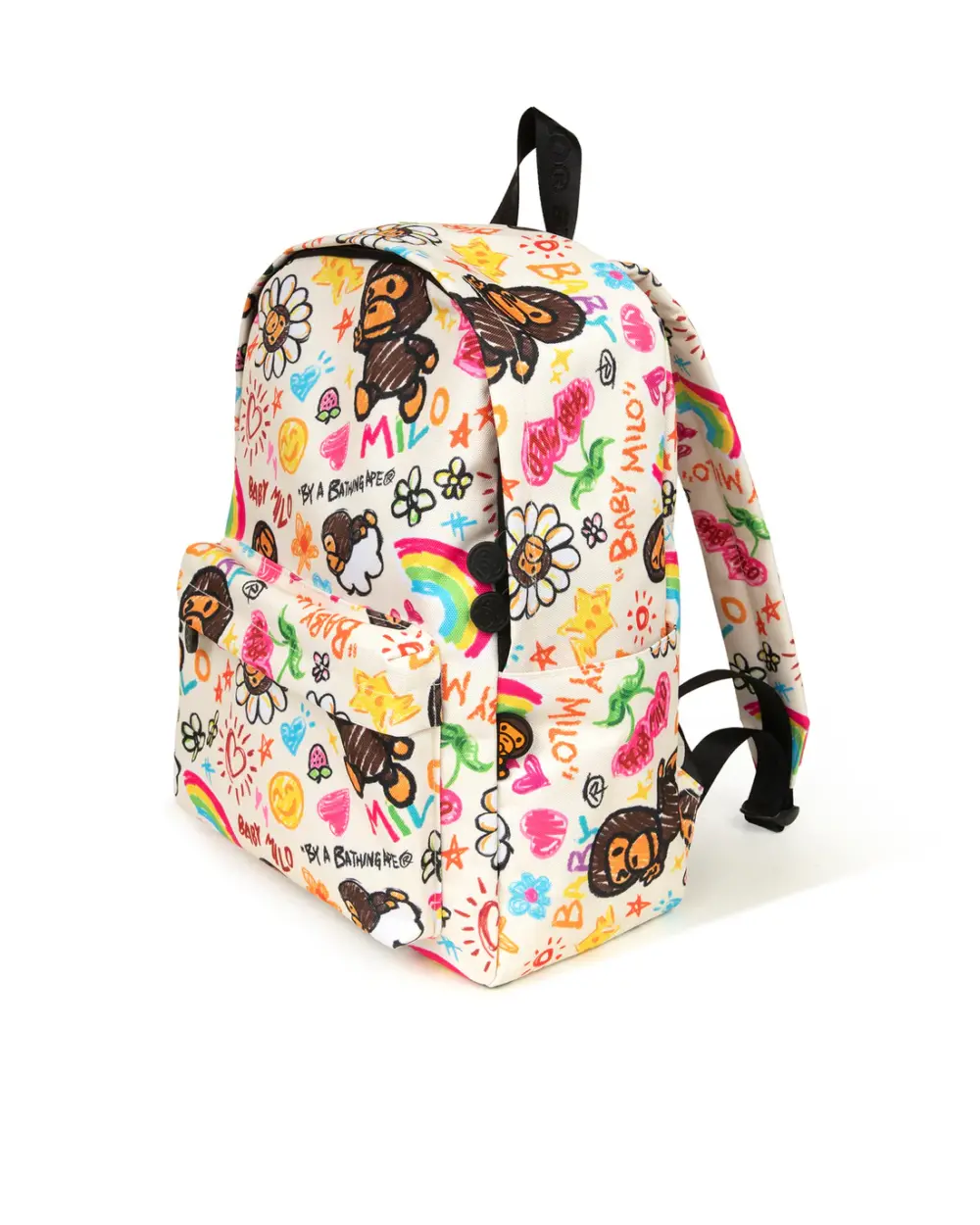 Balo Bape Baby Milo Print Medium 'Ivory' 0MXBGW4275XXR - Ảnh 4