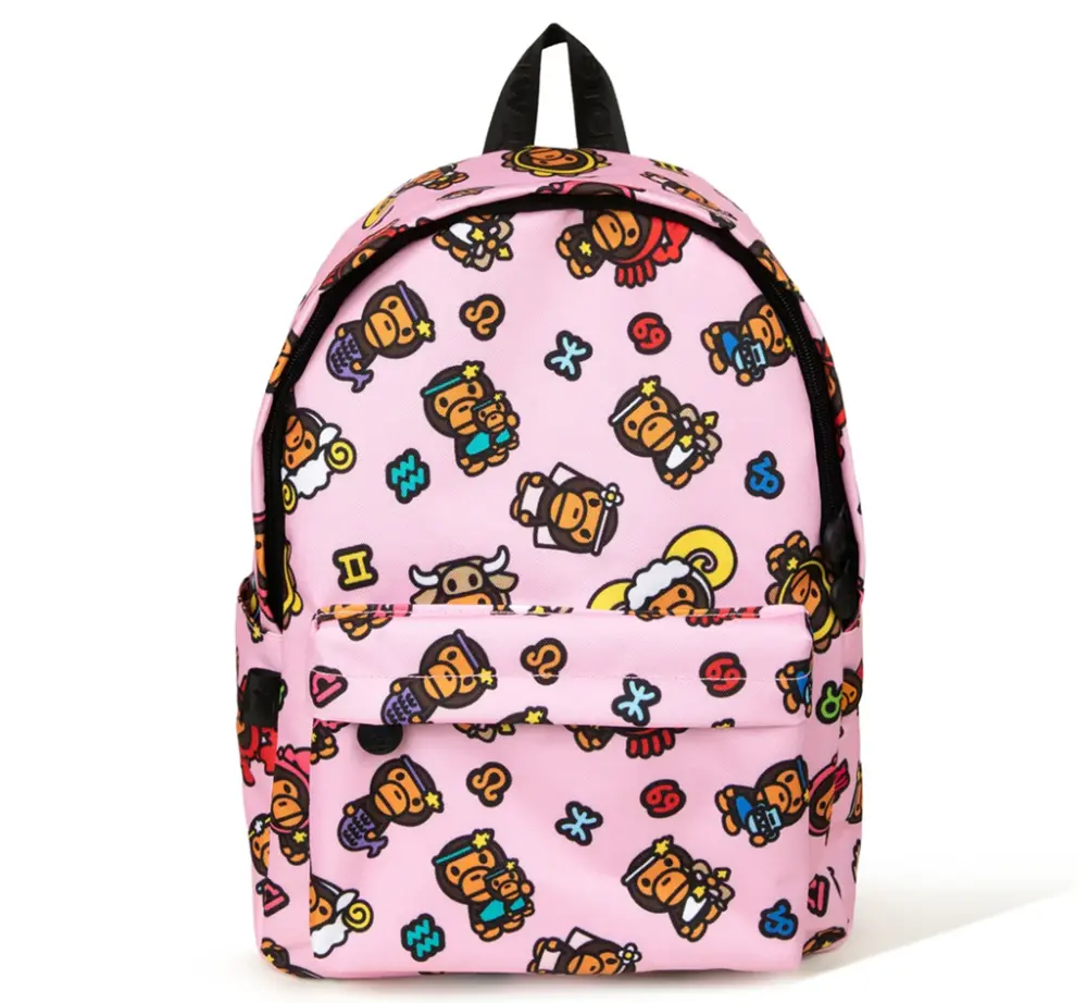 Balo Bape Baby Milo Print Medium 'Pink' 0MXBGW4275XXR