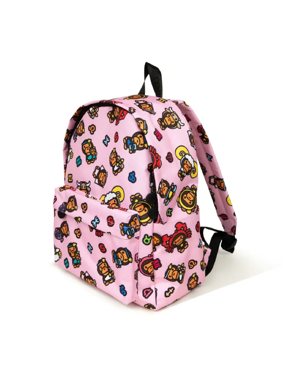 Balo Bape Baby Milo Print Medium 'Pink' 0MXBGW4275XXR - Ảnh 4