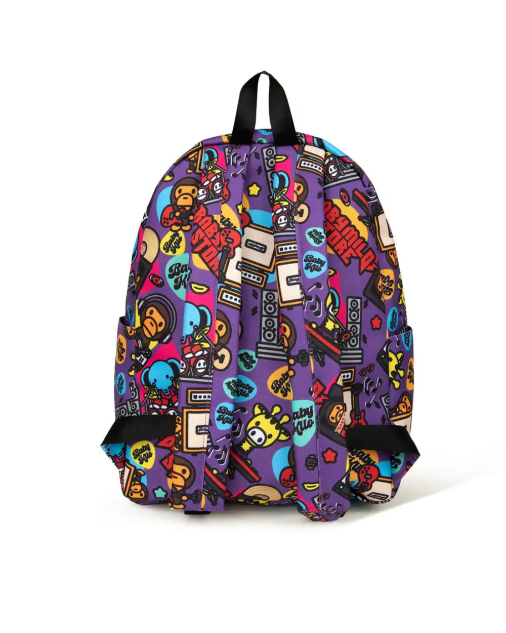 Balo Bape Baby Milo Print Medium 'Purple' 0MXBGW4275XXR - Ảnh 5