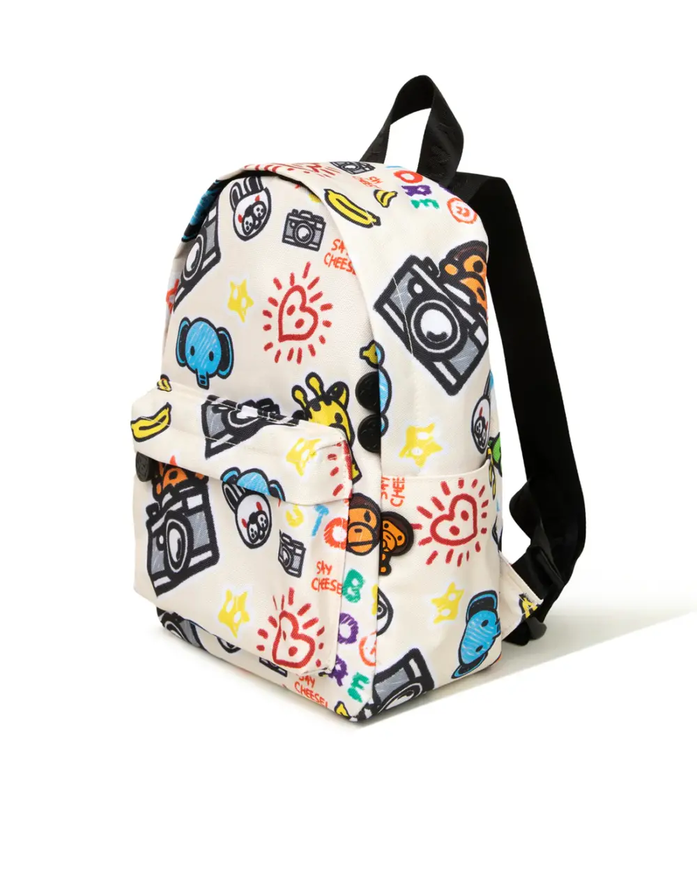 Balo Bape Graphic Small 'Ivory' 0MXBGW4279XXR - Ảnh 4