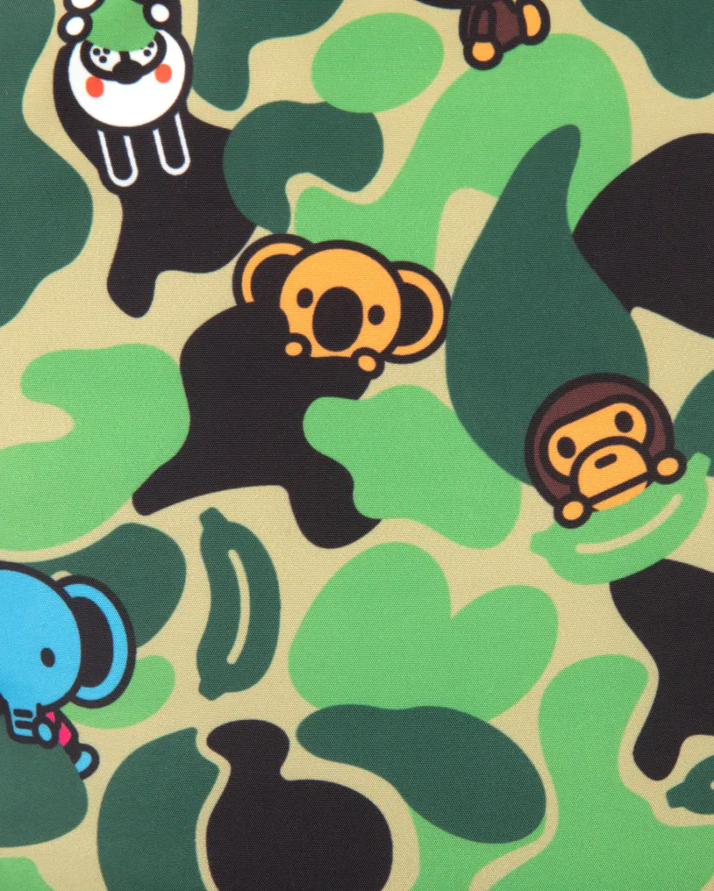 Balo Bape Baby Milo & Friends Camo Large 'Green' 0MXBGW4437XXQ - Ảnh 3