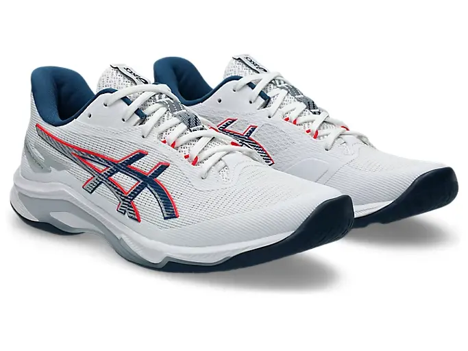 Alternative view of Giày Asics Netburner Ballistic FF 4 ‘White Mako Blue’ 1051A088-101