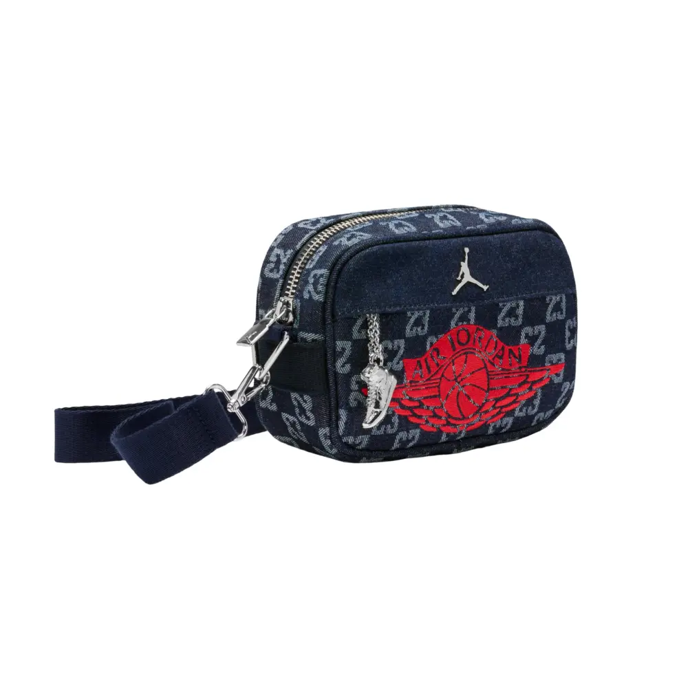 Túi Nike Monogram Camera Bag 1.6L 'Indigo Blue' IW1551-455 - Ảnh 4