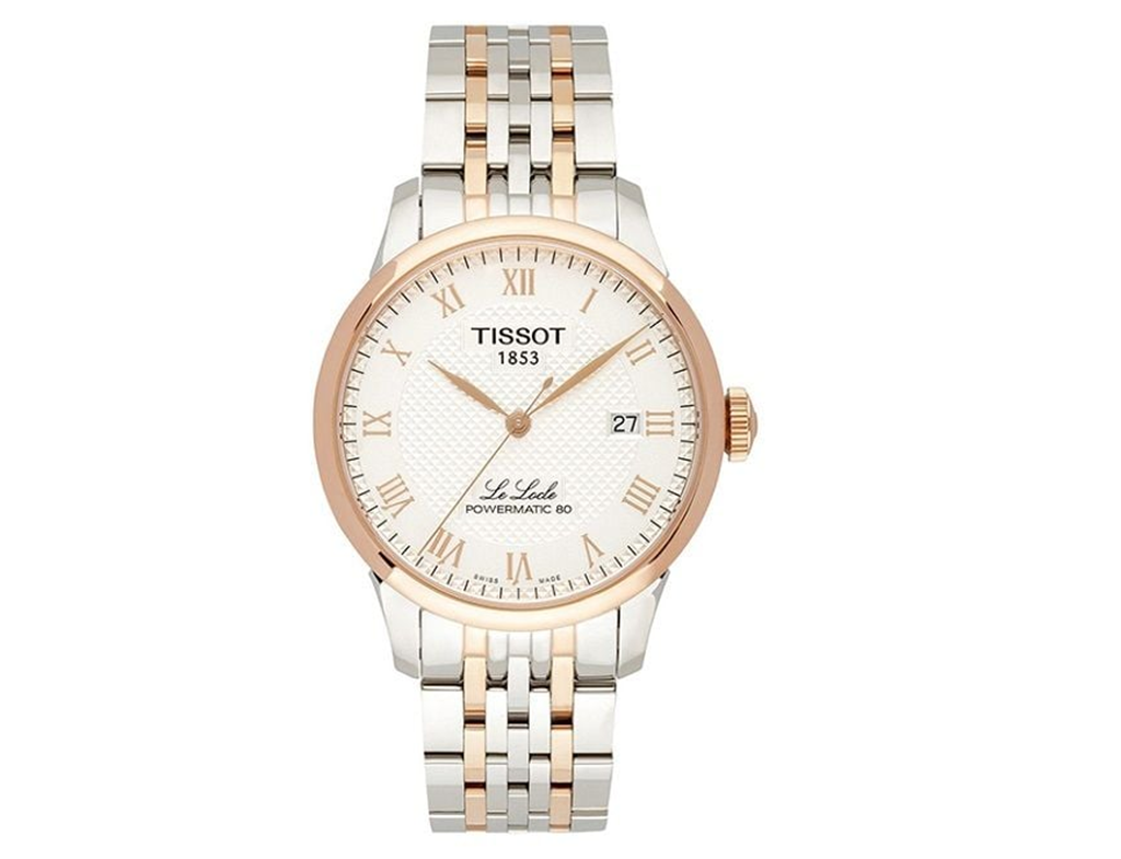 Đồng Hồ Nam Tissot T-Classic Automatic 'Silver-Rose Gold'