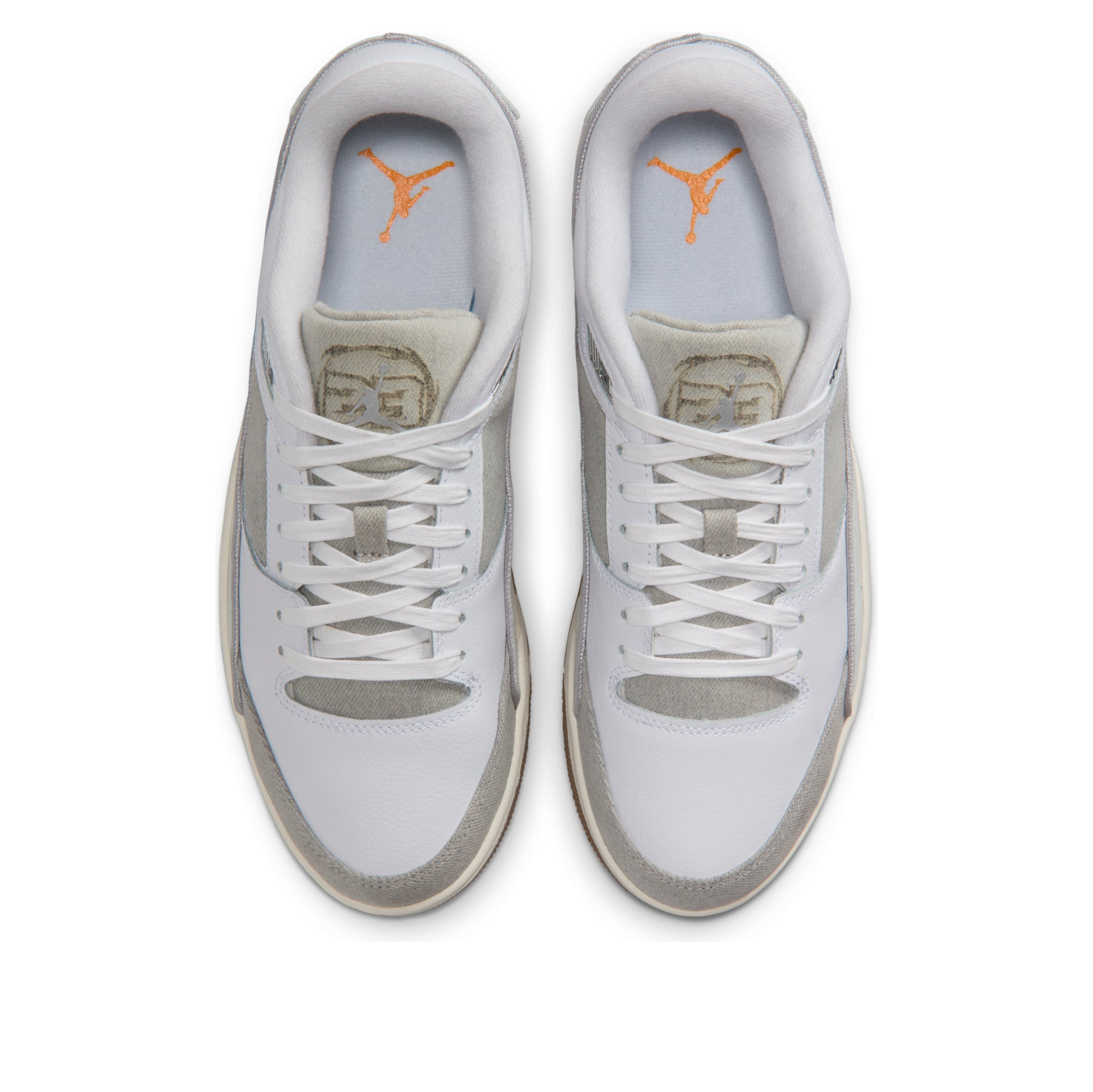 Alternative view of Giày Nike Air Jordan Flight Court 'White Grey Bright Ceramic' IM6665-181