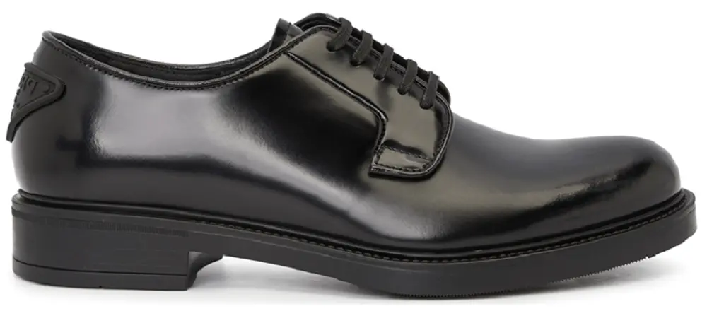 Giày Prada Brushed Triangle Logo 'Black' 2EG394-055-F0002