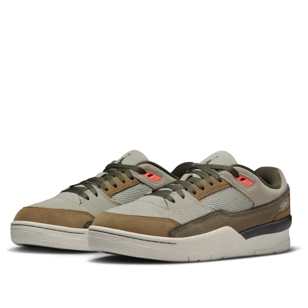 Giày Nike Air Jordan Flight Court 'Medium Olive' HF3255-301 - Ảnh 4