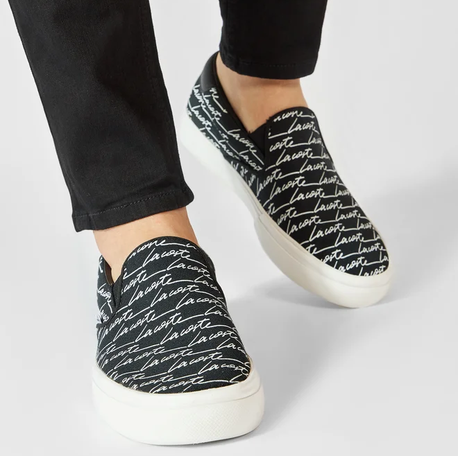 Alternative view of Giày Lacoste Jump Serve Slip ‘Black’ 7-42CMA0041312