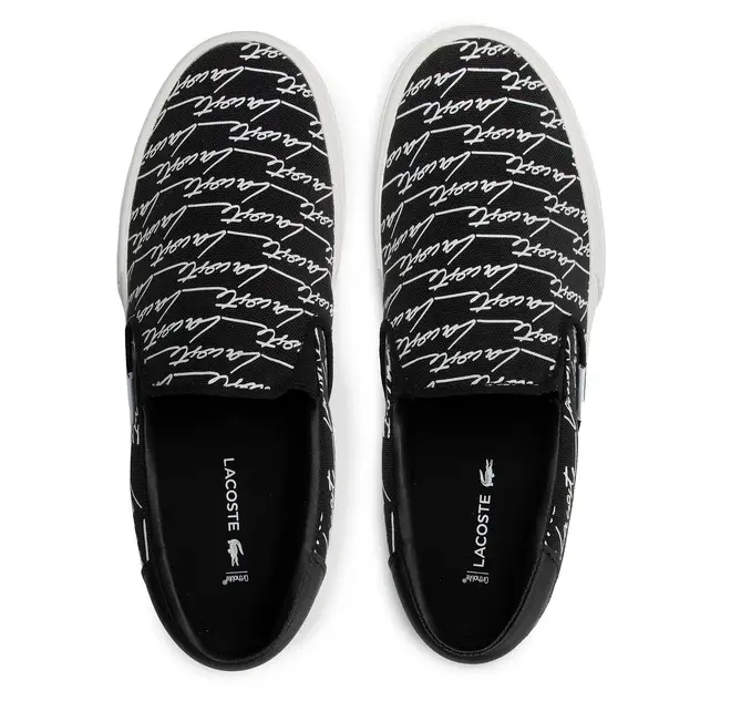 Giày Lacoste Jump Serve Slip ‘Black’ 7-42CMA0041312 - Ảnh 3