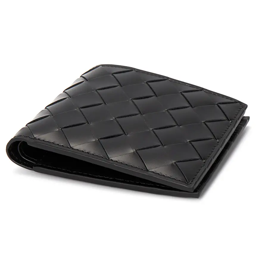 Ví Bottega Veneta Intrecciato 'Black' 592778-VMBI2-8803 - Ảnh 4