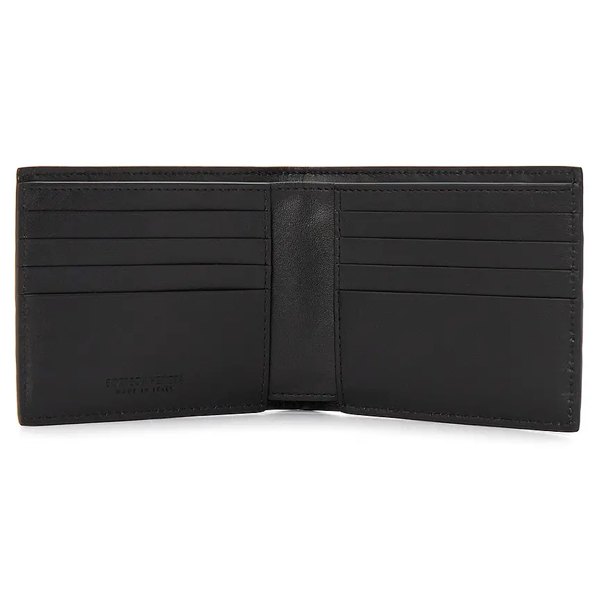 Ví Bottega Veneta Intrecciato 'Black' 592778-VMBI2-8803 - Ảnh 3