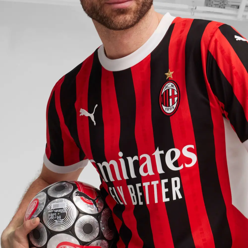 Áo Puma AC Milan 24/25 Home Jersey ‘Red Black’ 774979-01 - Ảnh 3