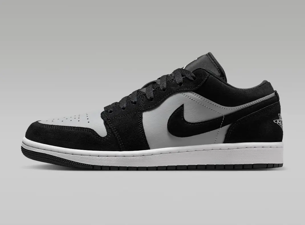 Giày Nike Air Jordan 1 Low ‘Black White Grey’ 553558-048 - Ảnh 2