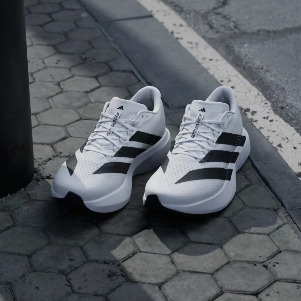 Alternative view of Giày adidas Adizero Pacer 'Crystal White' KZ6846