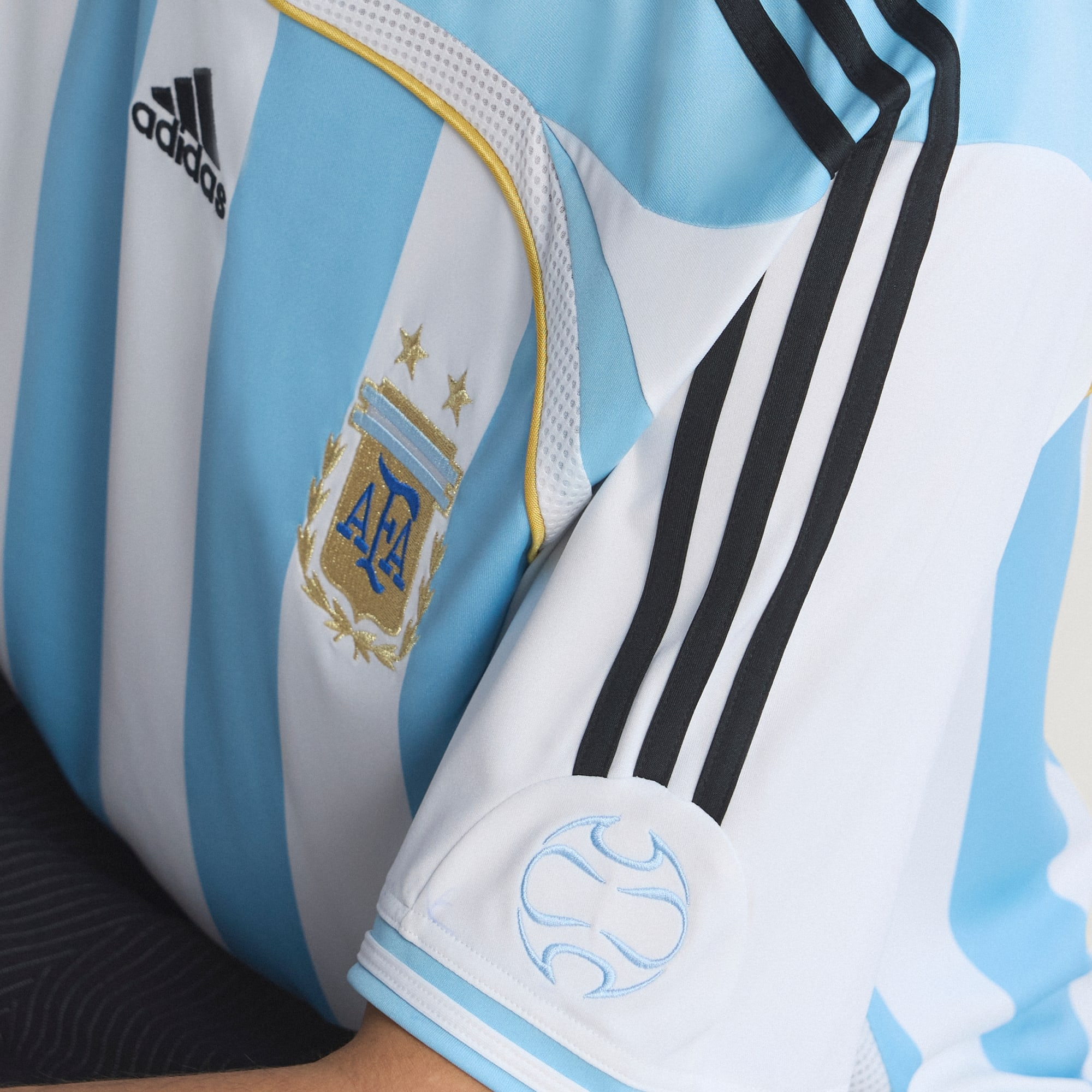 Alternative view of Áo Adidas Argentina National Team Home Jersey 2006 KF0322