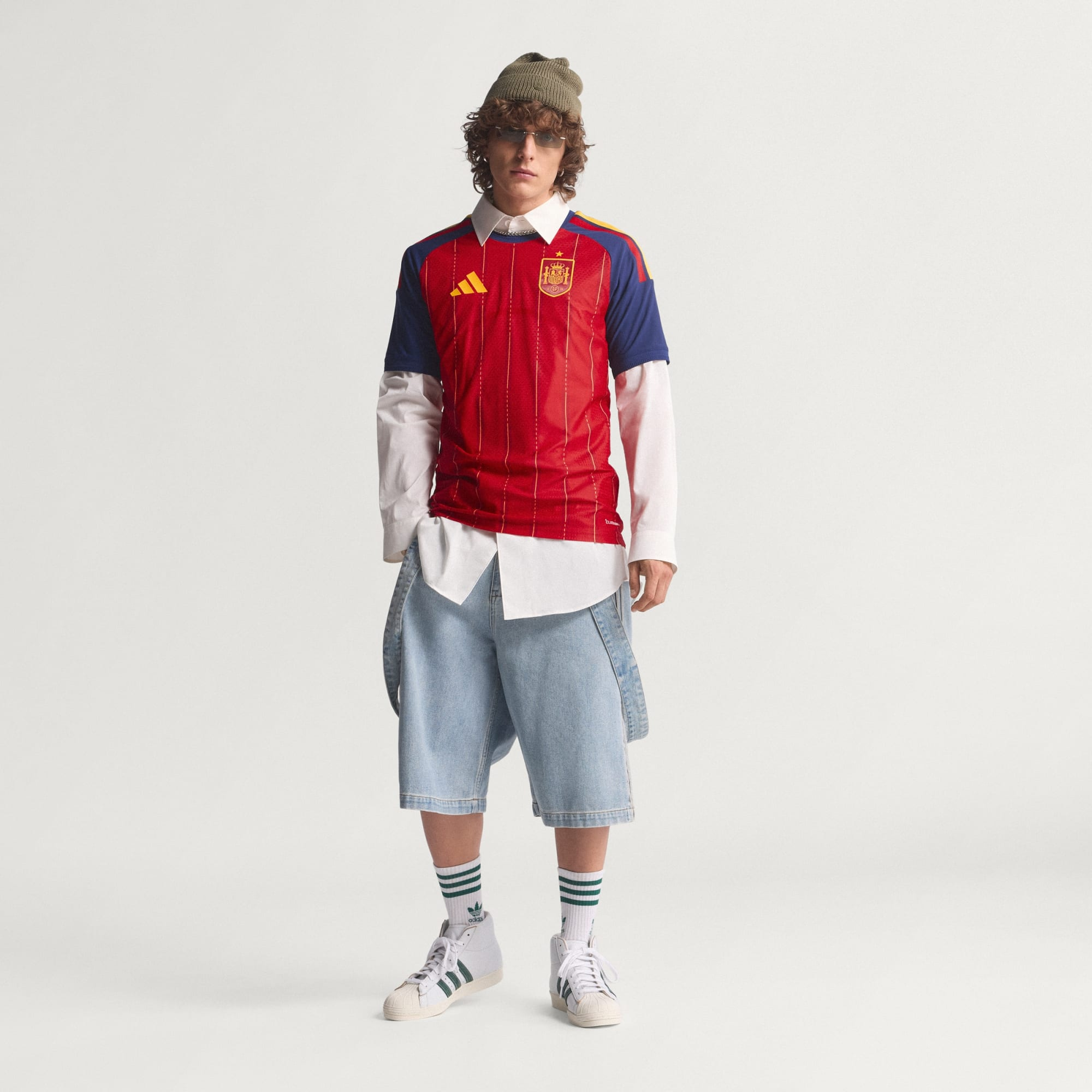 Alternative view of Áo Adidas Spain Home Jersey 26 Authentic JN4366