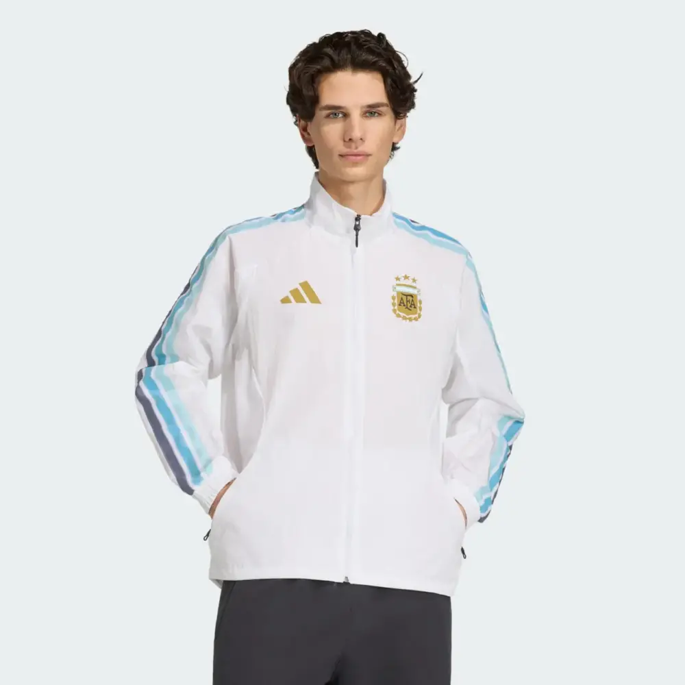 Áo Adidas Argentina National Team Anthem Home Jacket JZ6285 - Ảnh 2