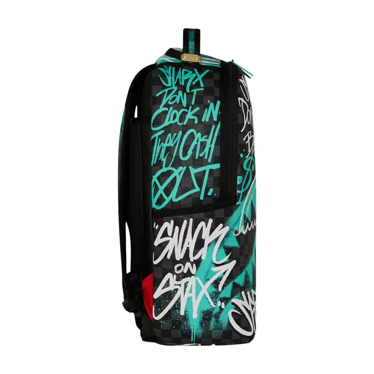Balo Sprayground Spray Poetry III 'Water Green' 45116180660400 - Ảnh 4