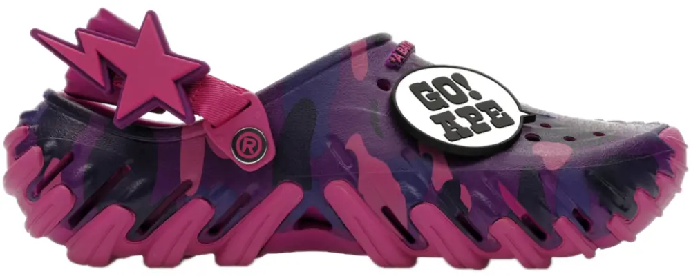Dép Crocs Echo RO Clog ‘Bape Grapeberry Camo’ 213140-5BV