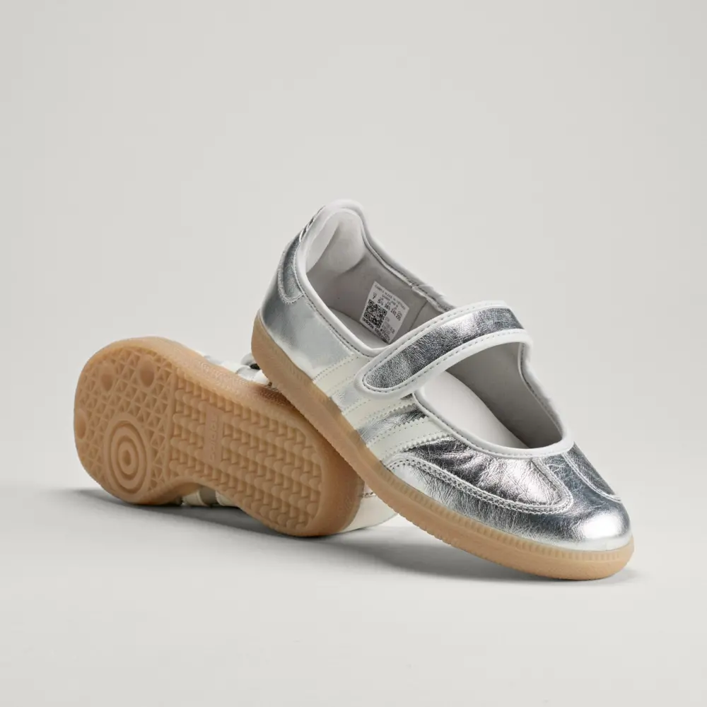 Giày adidas SAMBA JANE 'Silver Metallic' KK2502 - Ảnh 4