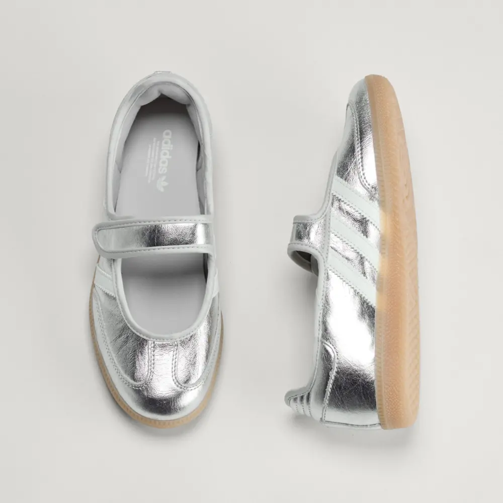 Alternative view of Giày adidas SAMBA JANE 'Silver Metallic' KK2502